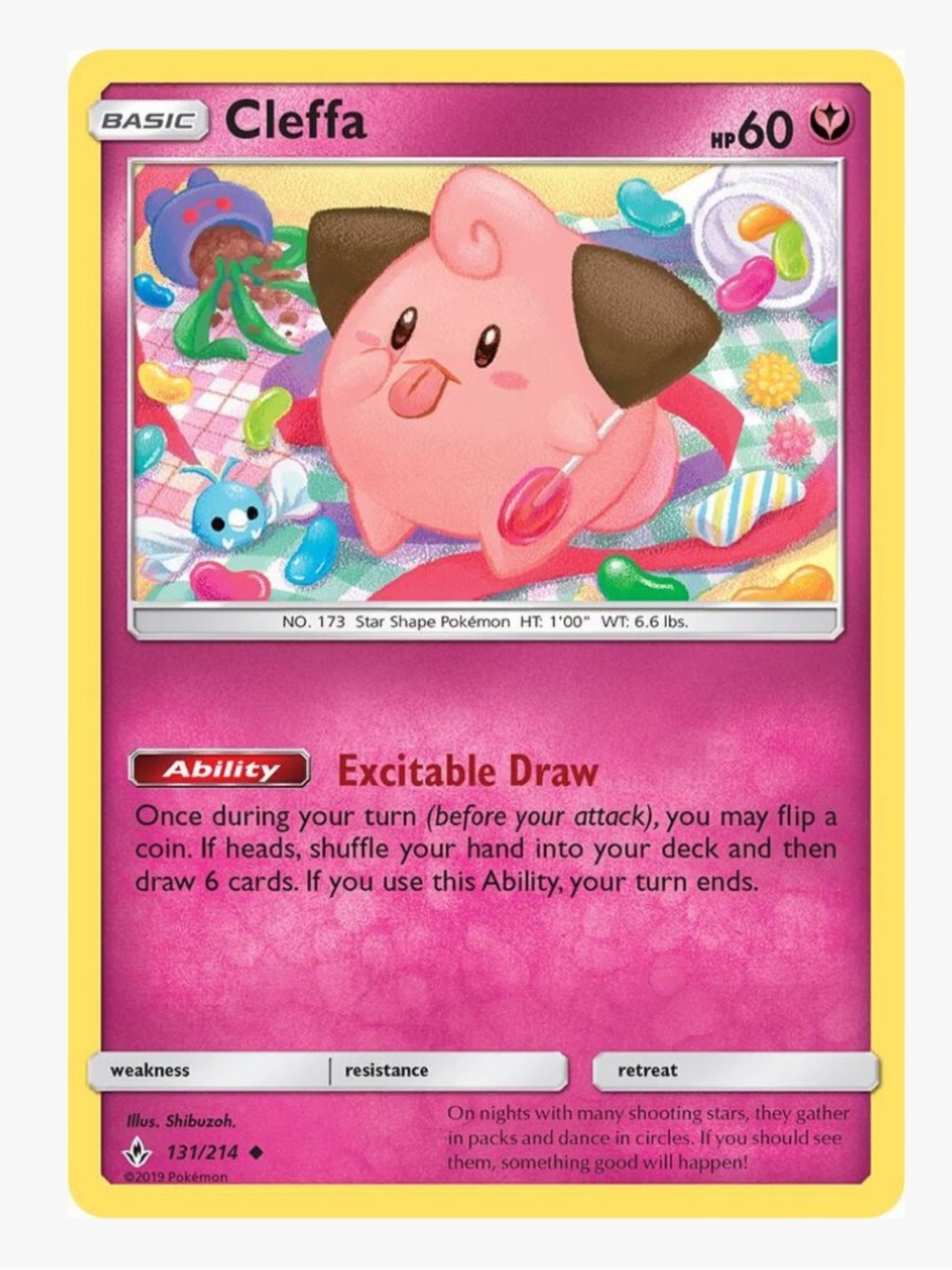 Cleffa Unbroken Bonds (SM10) Pokemon Trading Card